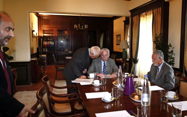 Συνάντηση του Π.Πικραμμένου με τον υπουργό Εσωτερικών για τις εκλογές