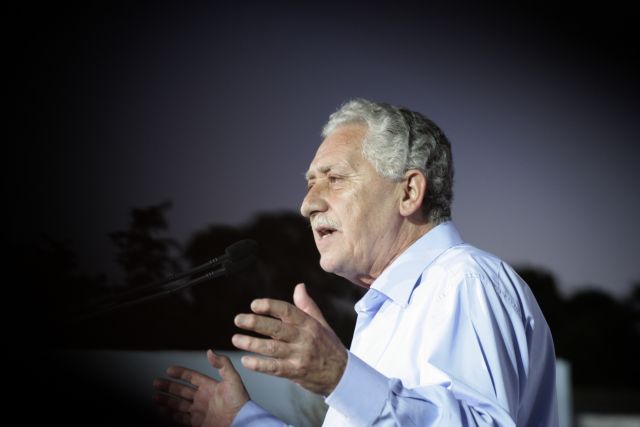 Η Ελλάδα να αποκτήσει κυβέρνηση «που θα την κρατήσει ζωντανή» λέει ο Φ.Κουβέλης