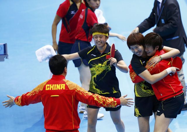Η πανίσχυρη Κίνα του πινγκ πονγκ και στο ομαδικό γυναικών