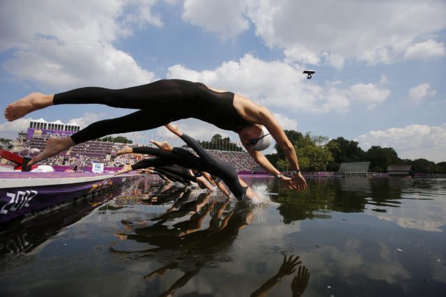 Πάλεψε μέχρι τέλους η Λυμπερτά στα 10χλμ. κολύμβησης σε ανοιχτή θάλασσα