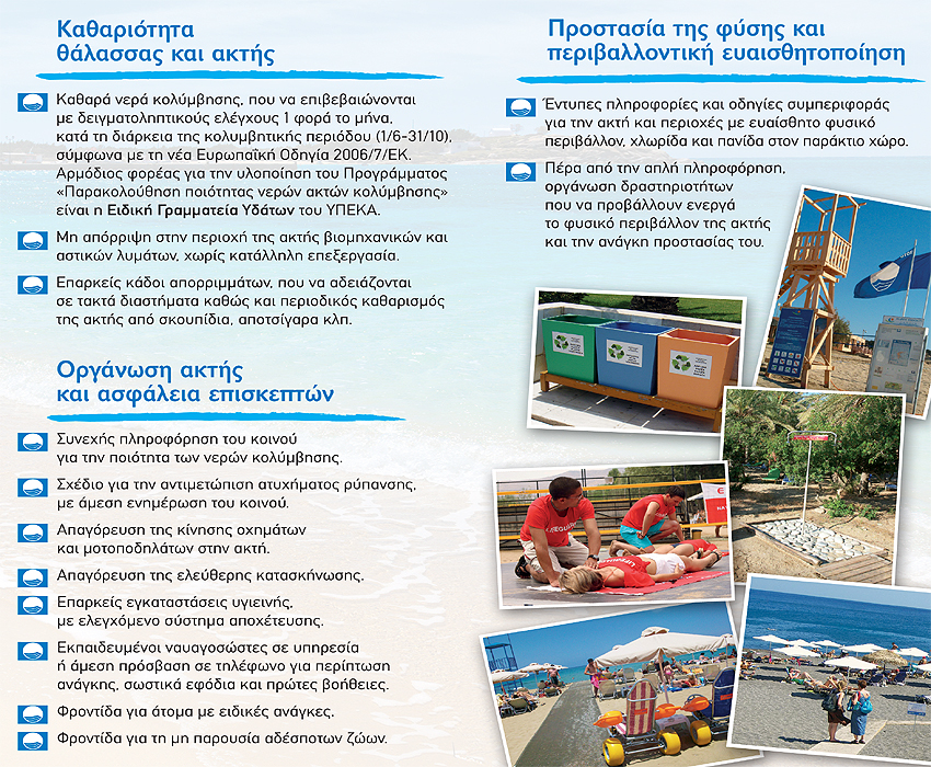 Οι Ελληνικές «Γαλάζιες Σημαίες»- Ακτές 2013