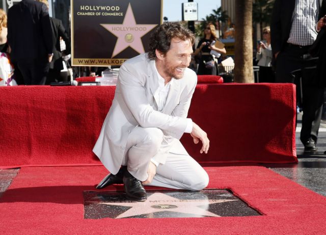 Ενα αστέρι στη Λεωφόρο της Δόξας για τον Μάθιου ΜακΚόναχι