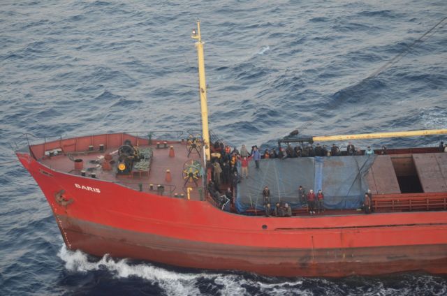 Βίντεο: Η αεροδιακομιδή εγκύου από το φορτηγό πλοίο «Μπάρις»