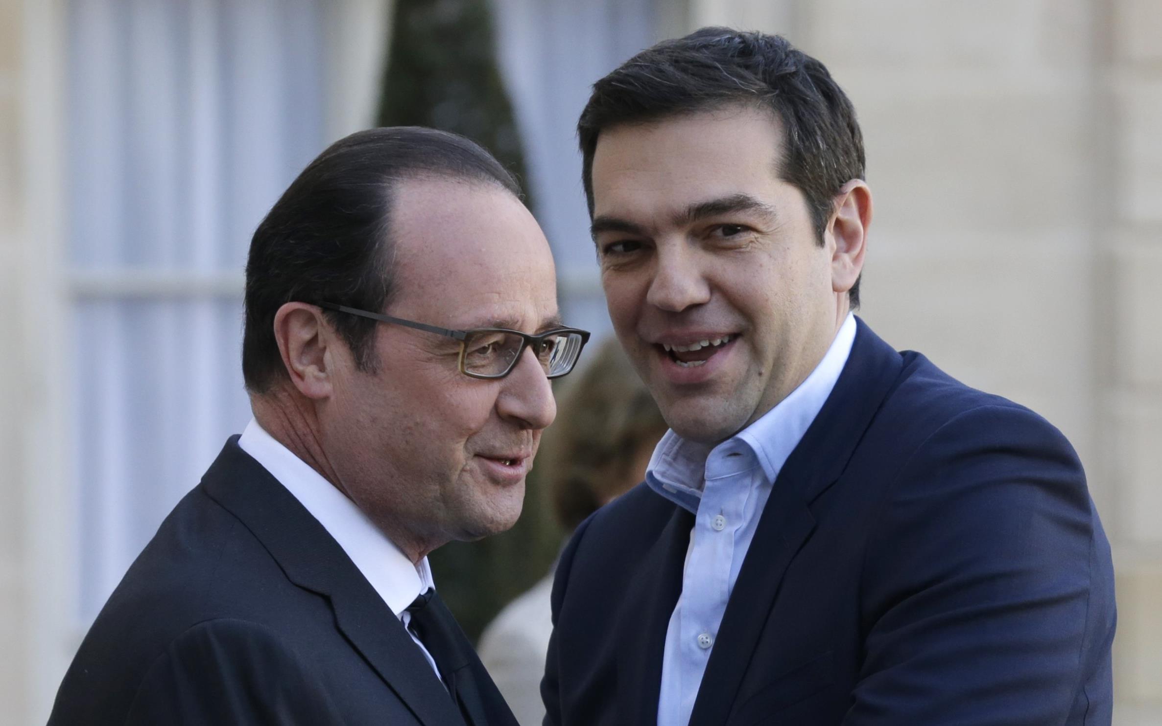 Ελληνογαλλική διακήρυξη συνεργασίας θα υπογράψουν Τσίπρας και Ολάντ
