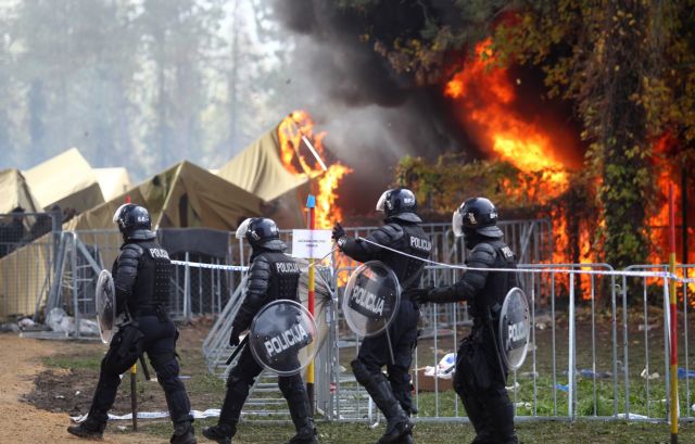Φωτιά σε καταυλισμό προσφύγων στην Σλοβενία
