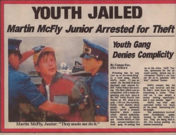 Επιστρέφει το πρωτοσέλιδο της USA Today για το Back to the Future ΙΙ