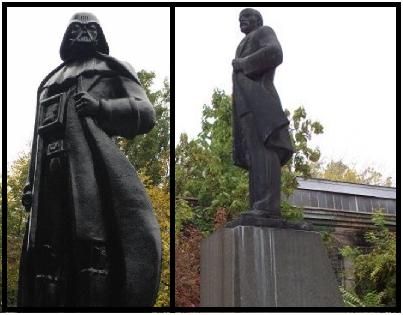 Στην Οδησσό, άγαλμα του Λένιν μεταμορφώθηκε σε… Darth Vader