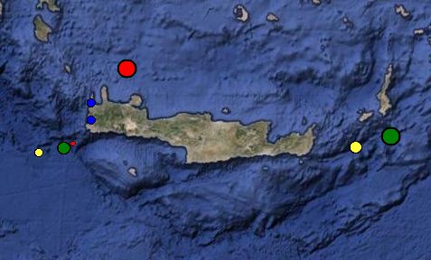Σεισμός 4,2 βαθμών βόρεια των Χανίων