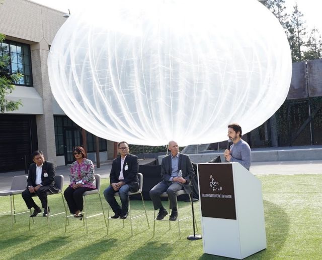 Το 2016 η πρώτη προσπάθεια για Ίντερνετ παντού από τα μπαλόνια της Google