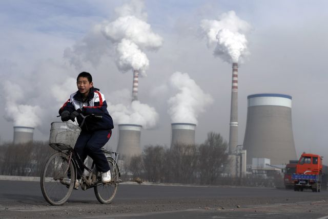 Σχεδόν στάσιμες οι παγκόσμιες εκπομπές άνθρακα το 2014