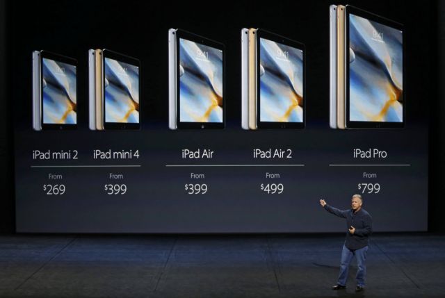 Στις 11 Νοεμβρίου 2015 η επίσημη πρώτη του μεγάλου iPad Pro