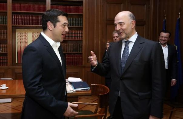 Ξεκίνησαν οι επαφές Μοσκοβισί στην Αθήνα