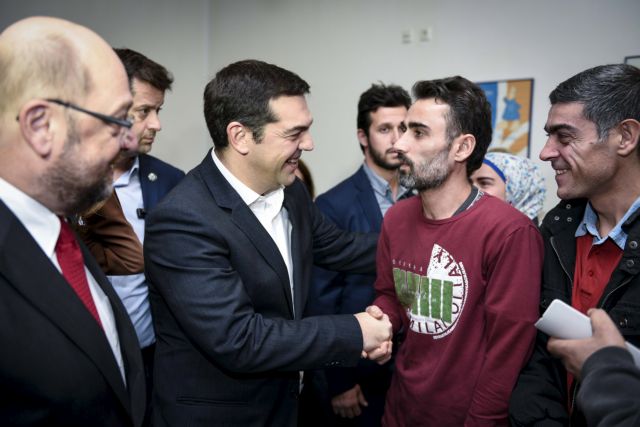 Στο κέντρο φιλοξενίας προσφύγων στο Γαλάτσι βρέθηκε ο Μ.Σουλτς