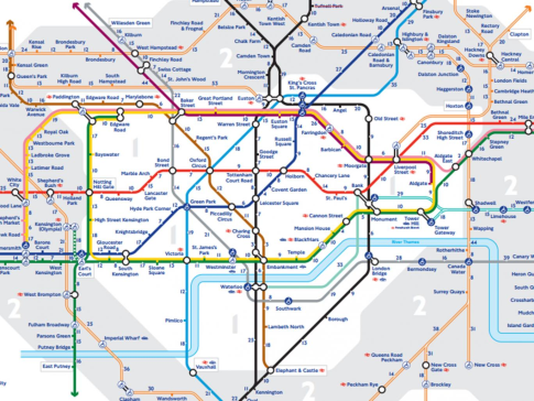 Ο νέος χάρτης του λονδρέζικου μετρό για τους λάτρεις της πεζοπορίας