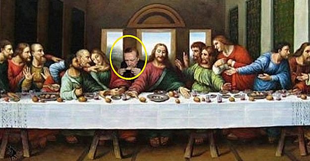 Έστειλαν τον Ερντογάν στο Μυστικό Δείπνο δίπλα στον Ιησού