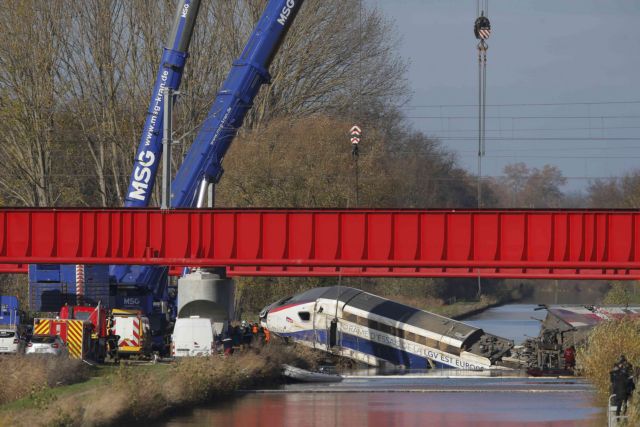 Καθυστέρηση στο φρενάρισμα η αιτία του εκτροχιασμού του τρένου στην Αλσατία
