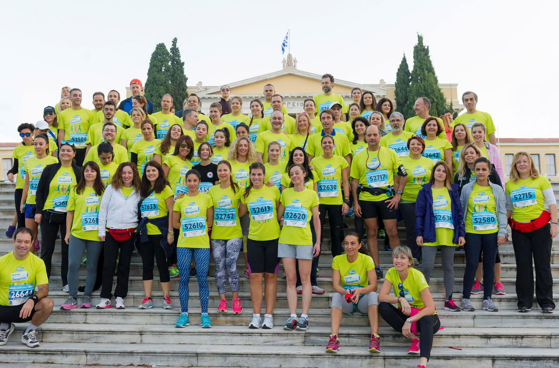 Για την πρόληψη της πνευμονίας έτρεξε στον Μαραθώνιο η Ελληνική Πνευμονολογική Εταιρεία