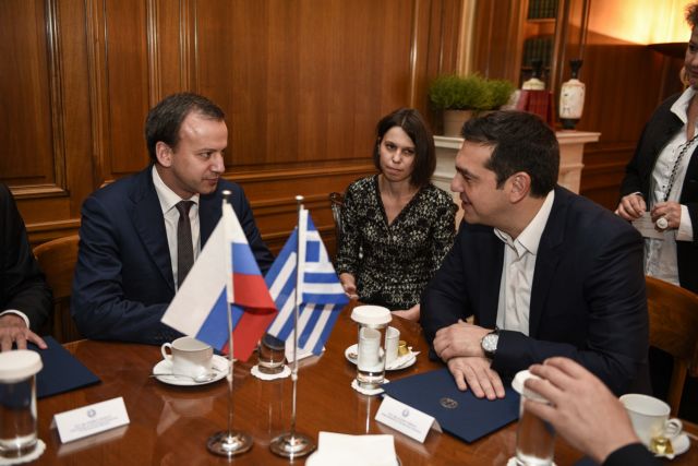 Ενέργεια και μεταφορές στη συνάντηση Τσίπρα – ρώσου αναπληρωτή πρωθυπουργού