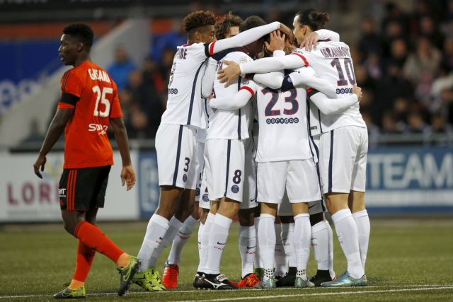 Η Παρί Σεν Ζερμέν πέρασε με 2-1 από την έδρα της Λοριάν