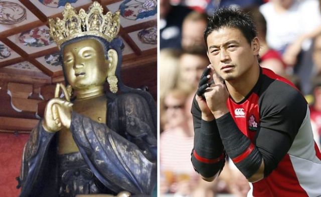 Κοσμοσυρροή για τον Βούδα που θυμίζει... παίκτη του ράγκμπι