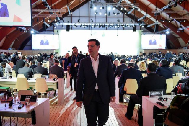 Συνάντηση Τσίπρα-Ερντογάν στο περιθώριο της διάσκεψης για το κλίμα