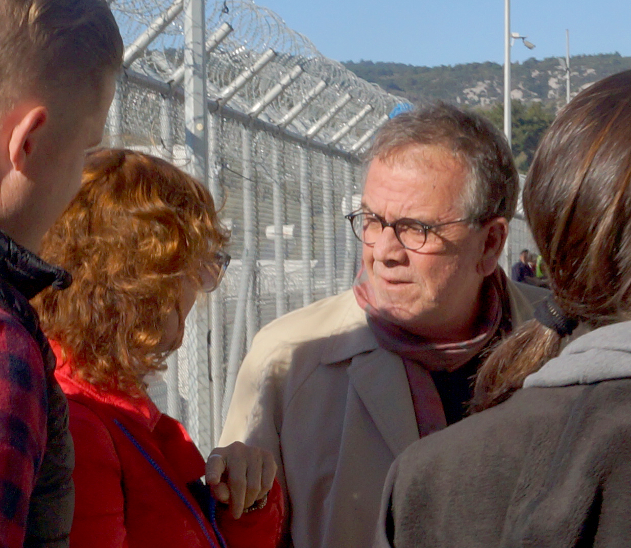 Με τον Γιάννη Μουζάλα συναντήθηκε η Σούζαν Σάραντον στη Λέσβο