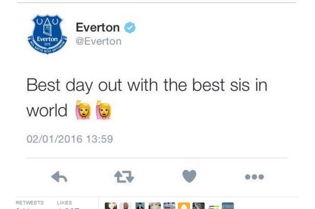 Το χαριτωμένο λάθος της Έβερτον «τροφή» για τρολάρισμα στο διαδίκτυο