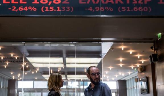 «Βουτιά» 5,7% στο Χρηματιστήριο της Αθήνας την Τετάρτη