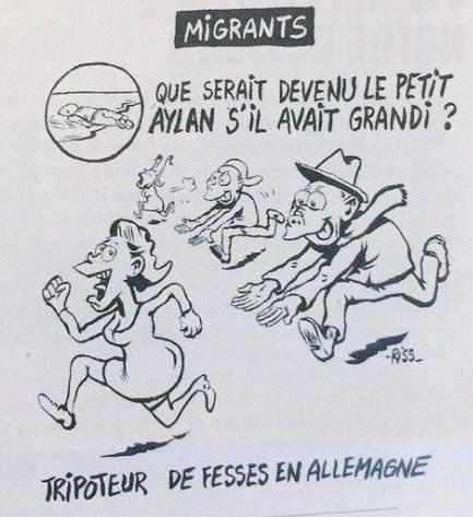 Σκίτσο του Charlie Hebdo για τον μικρό Αϊλάν προκαλεί οργή