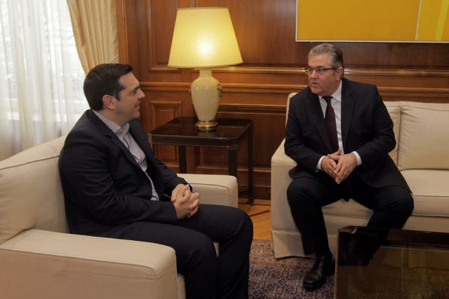 Ασφαλιστικό και εκλογικός νόμος στη συνάντηση Τσίπρα – Κουτσούμπα