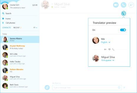 Τη μετάφραση ομιλίας σε επτά γλώσσες αναλαμβάνει το Skype