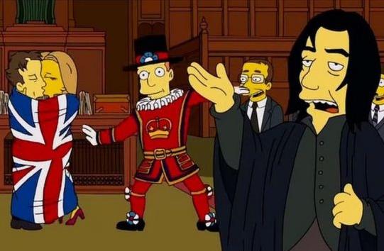 To Διαδίκτυο βρήκε… «προφητεία» των Simpsons για Μπάουι και Άλαν Ρίκμαν