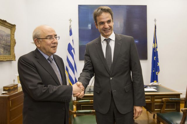 Το Κυπριακό στο επίκεντρο της συνάντησης του Γ.Ομήρου με τον Κυρ.Μητσοτάκη