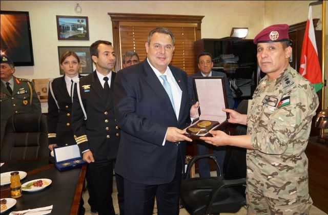 Συναντήσεις Καμμένου με την πολιτειακή και πολιτική ηγεσία της Ιορδανίας