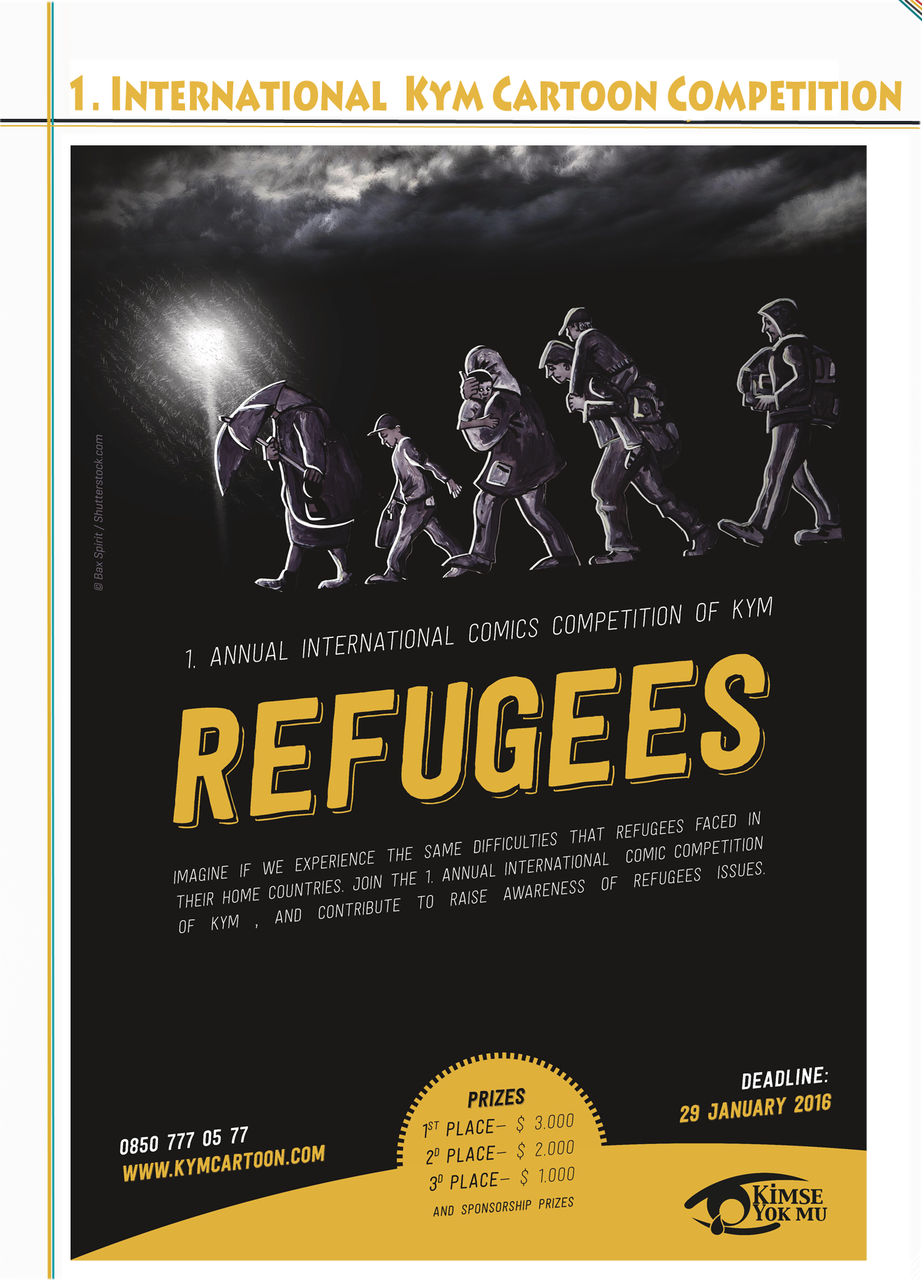 Διεθνής διαγωνισμός σκίτσων για το προσφυγικό δράμα