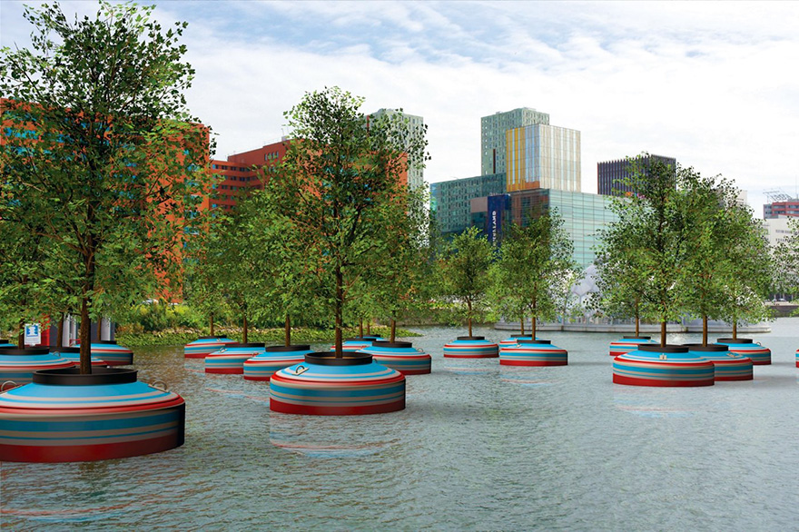 Το Ρότερνταμ θα αποκτήσει ένα… πλωτό δάσος