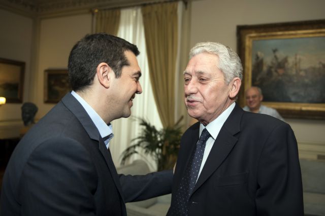 Τετ-α-τετ του πρωθυπουργού με τον Φώτη Κουβέλη