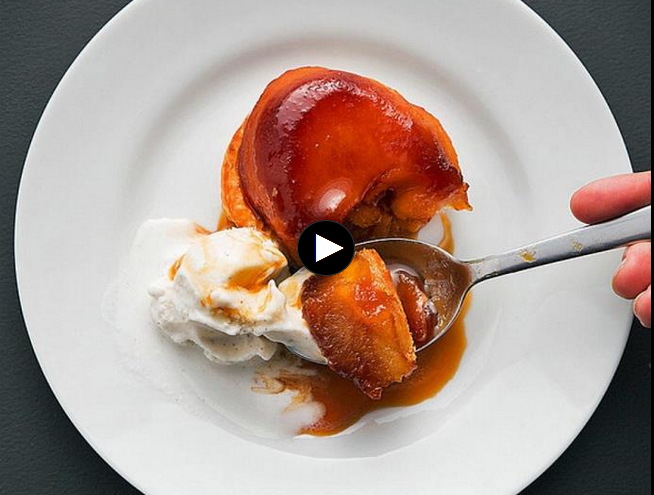 Tartes Tatin με καραμελωμένα μήλα