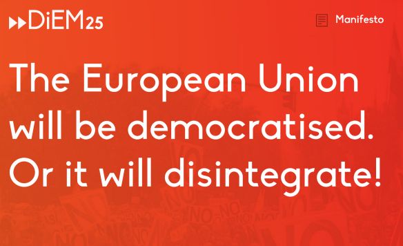 Μανιφέστο για τον «εκδημοκρατισμό της Ευρώπης» παρουσίασε ο Βαρουφάκης