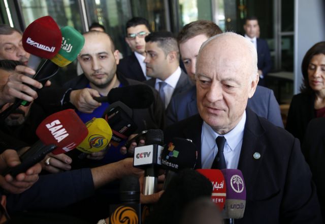 Η κατάπαυση του πυρός στη συνάντηση Ντε Μιστούρα με τον σύρο ΥΠΕΞ