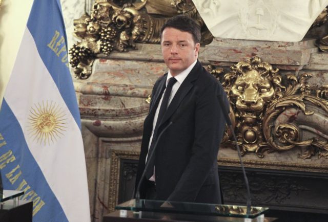 Ο Ρέντσι ήθελε να εντυπωσιάσει τους Αργεντινούς, αλλά τα έμπλεξε