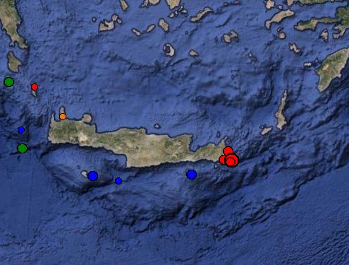 Σεισμός 4,7 βαθμών στην ανατολική Κρήτη