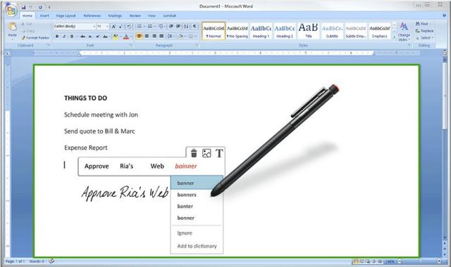 WRITEit 2.0: Επιστροφή στο μολύβι και στα tablet, με αναγνώριση χειρογράφου
