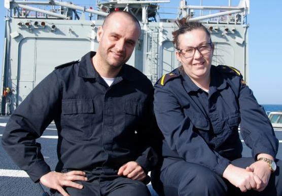 Χουάν και Κριστίνα: Το ζευγάρι που κάνει μήνα του μέλιτος σε φρεγάτα