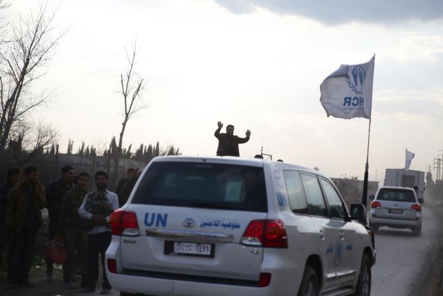 Πρώτες ρίψεις ανθρωπιστικής βοήθειας στην Συρία από τον ΟΗΕ