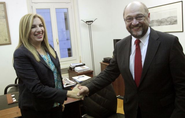 Κυπριακό και αξιολόγηση στη συνάντηση Γεννηματά-Σουλτς