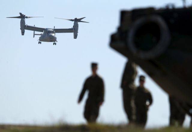 Αμερικανοί πεζοναύτες στο Ιράκ στη μάχη κατά του Ισλαμικού Κράτους