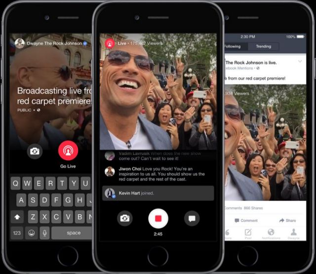Στις Ενημερώσεις κατά προτεραιότητα, ζωντανές μεταδόσεις στο Facebook