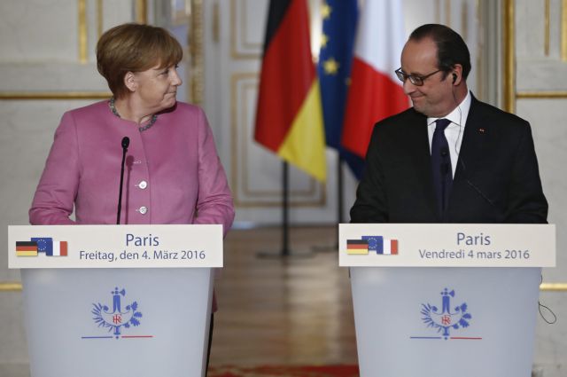 Μέρκελ-Ολάντ: Πρέπει να γνωρίζουμε ποιος μπαίνει στην Ευρώπη