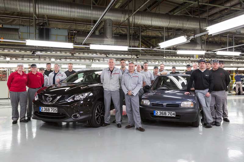 Ρεκόρ παραγωγής για το Nissan Qashqai στην Ευρώπη